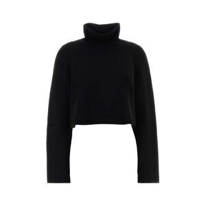 Alaia Women Black Cashmere Blend Sweater